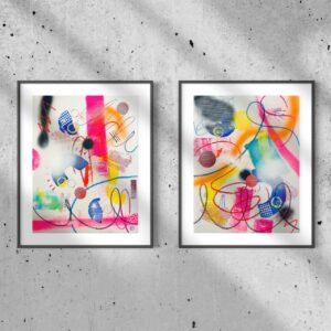 Christiane Ahlers - Free falling - Leinwand 1